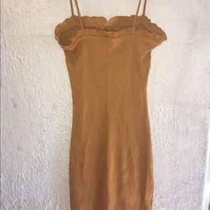 Mustard yellow dress